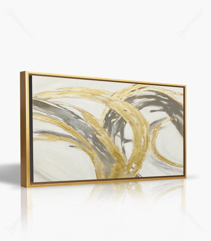 Cuadro Dreams arte minimalista abstracto horizontal, decoración pared blanca Massinart