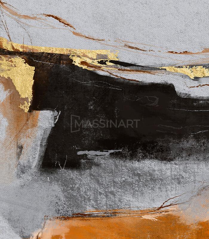 Cuadro Gilded Horizon Massinart — embalaje y envío listo para colgar