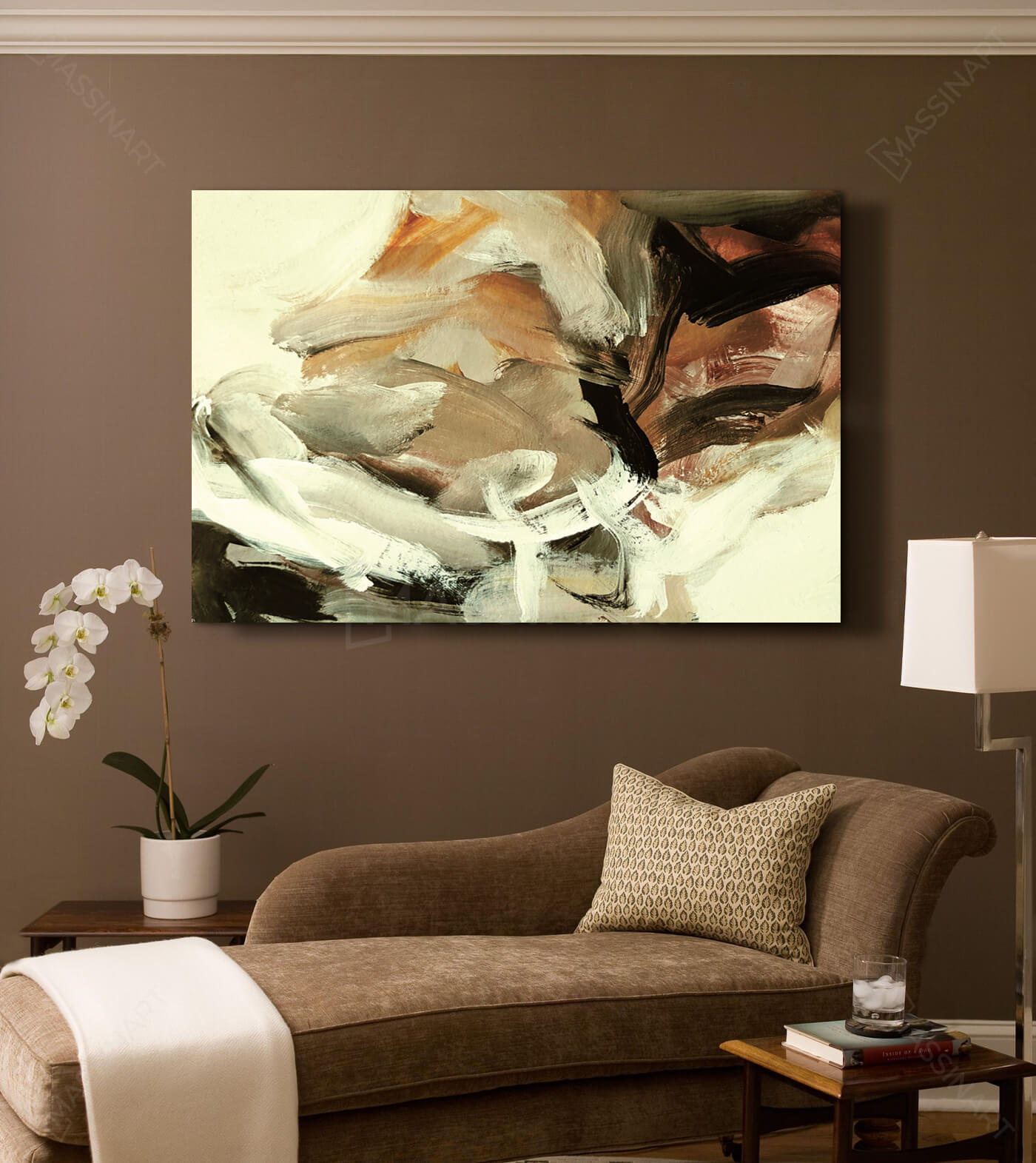 Decoración comedor con cuadro abstracto Dreamscope — Massinart