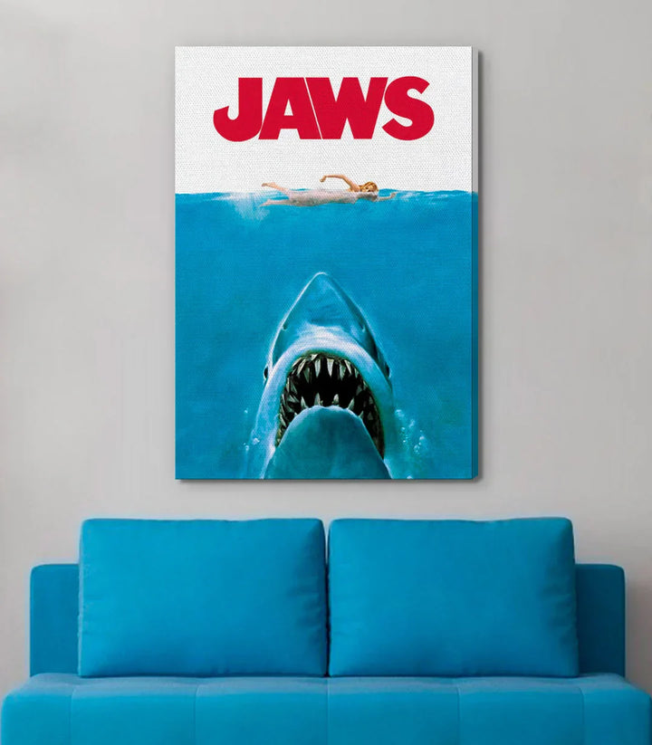 Cuadro cartel de cine Jaws decoración mural Massinart