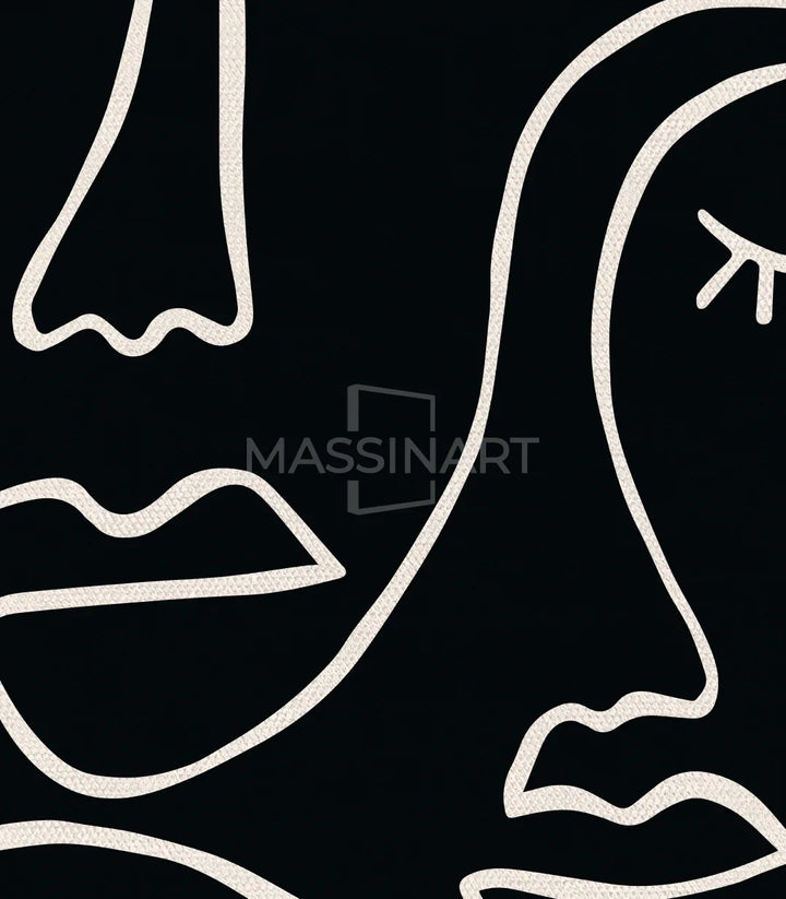 Cuadros minimalistas composición cuatro lienzos Massinart
