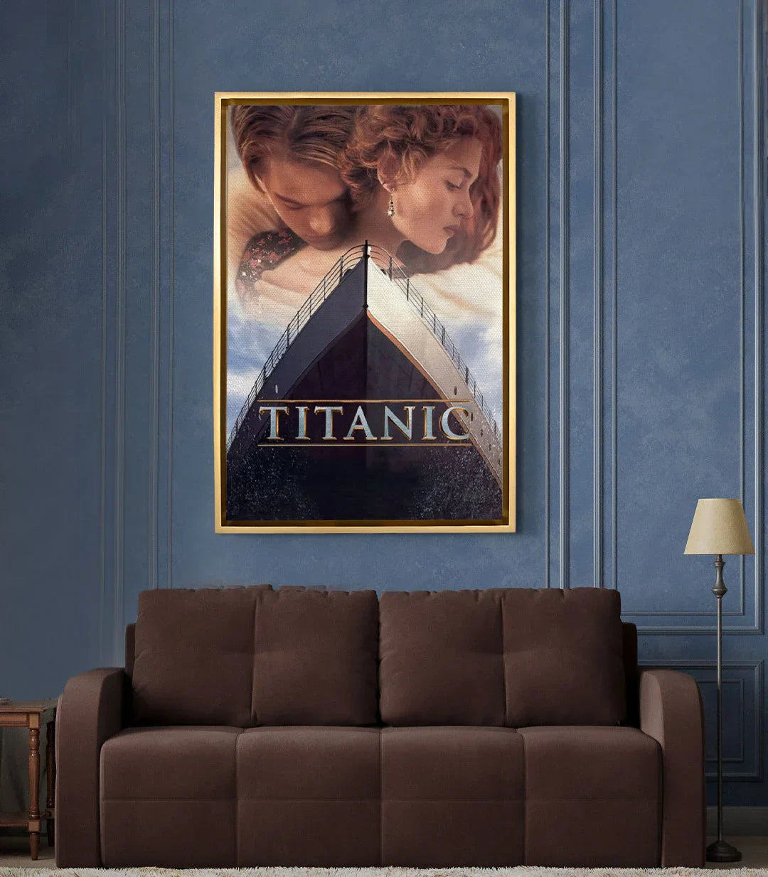 Cuadro Titanic en decoración de salón moderno — Massinart
