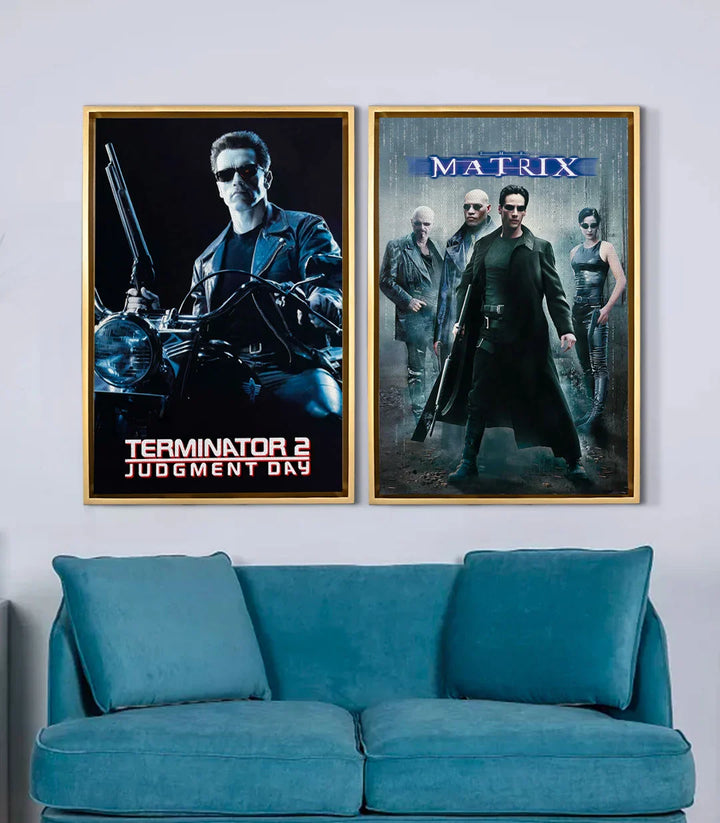 Cuadro póster Matrix cartel ciencia ficción arte mural — Massinart