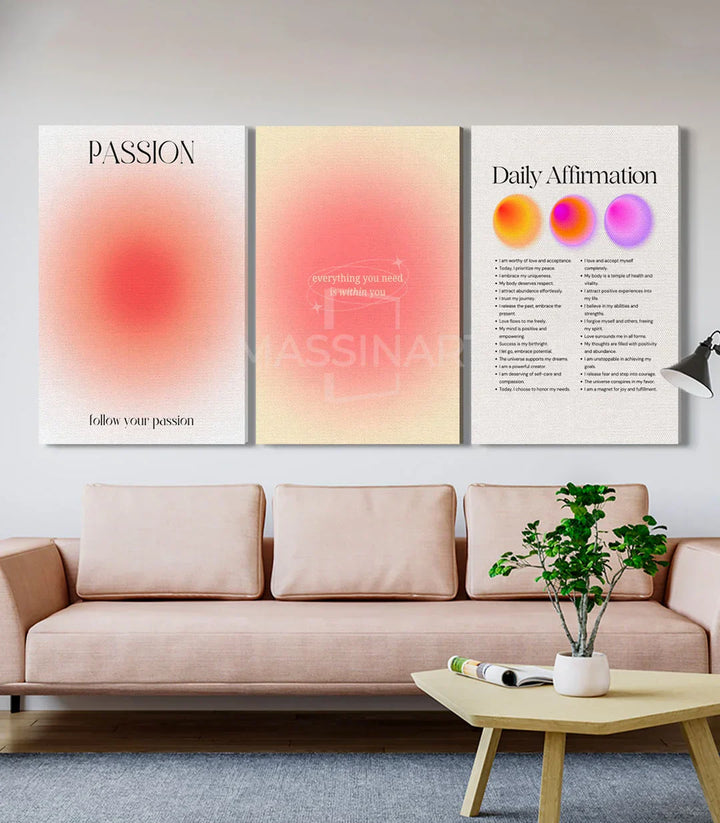 Cuadro Power Within Massinart — embalaje de envío listo para colgar