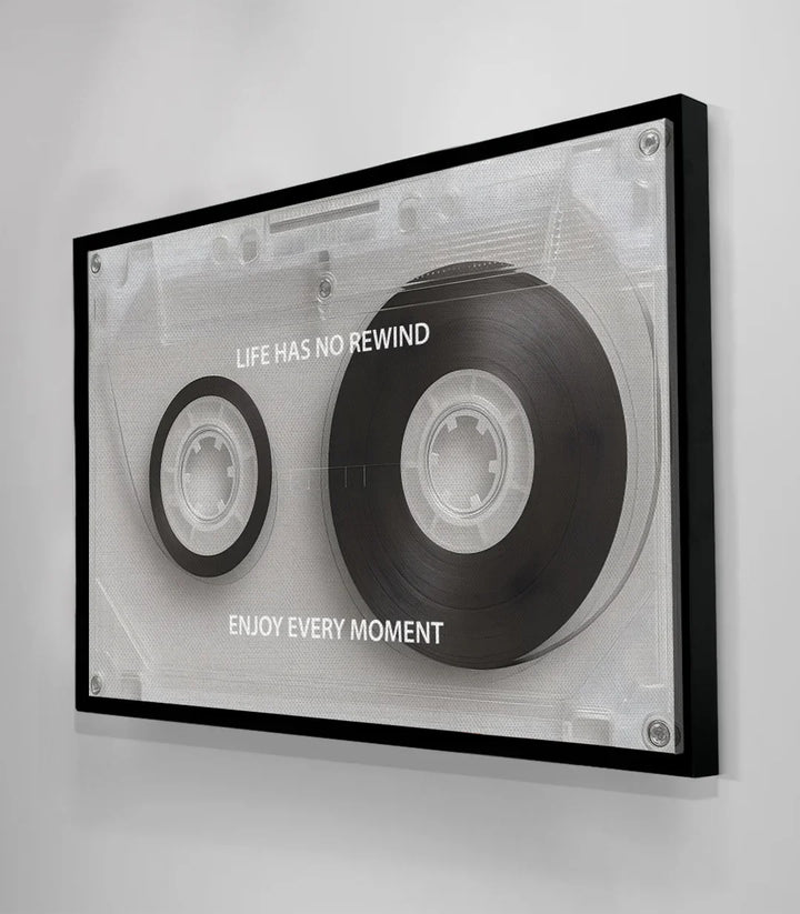 Cuadro casete motivador en un espacio de trabajo contemporáneo — Massinart