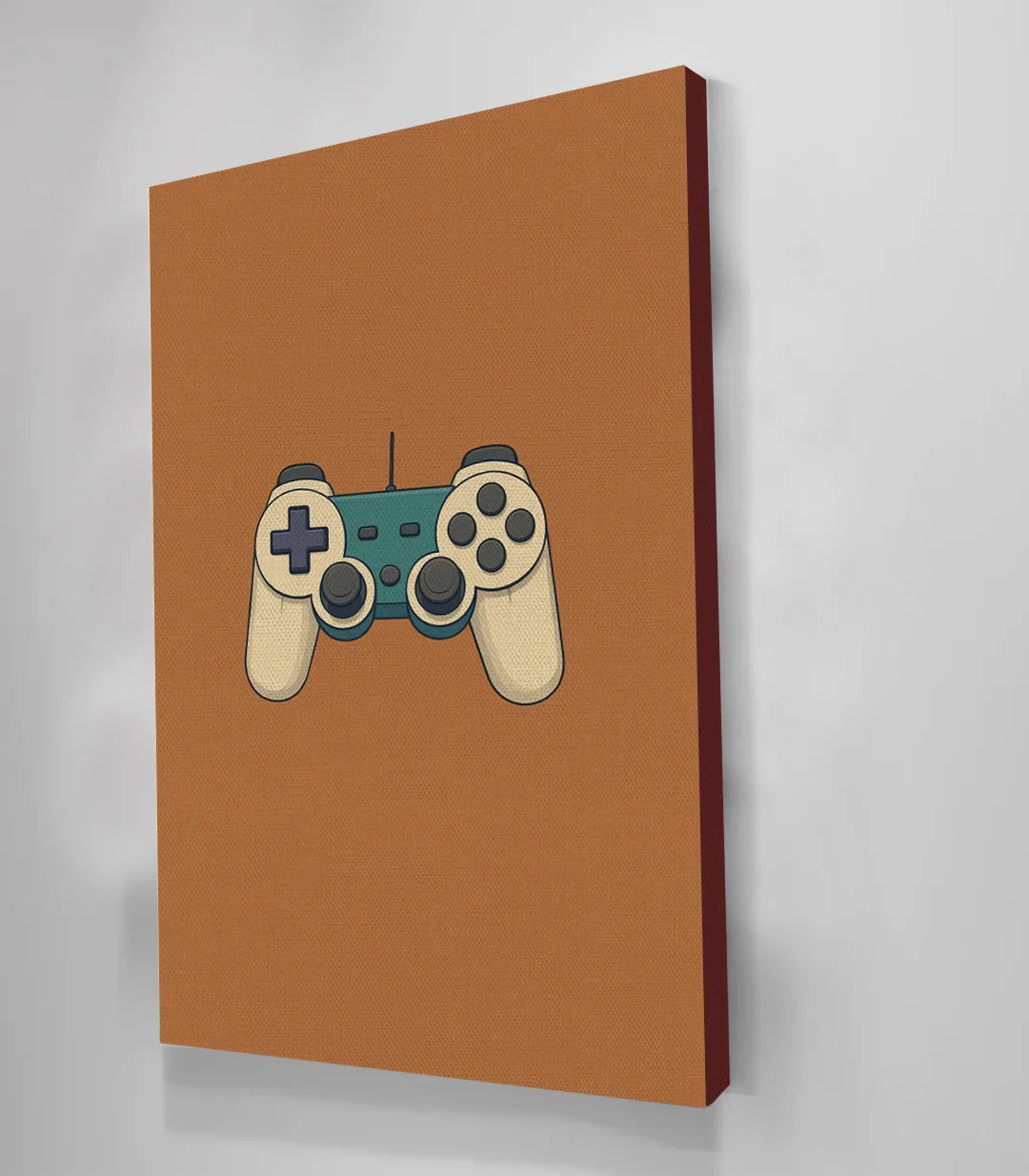 Cuadro mando DualSense azul lavanda arte mural gaming Massinart