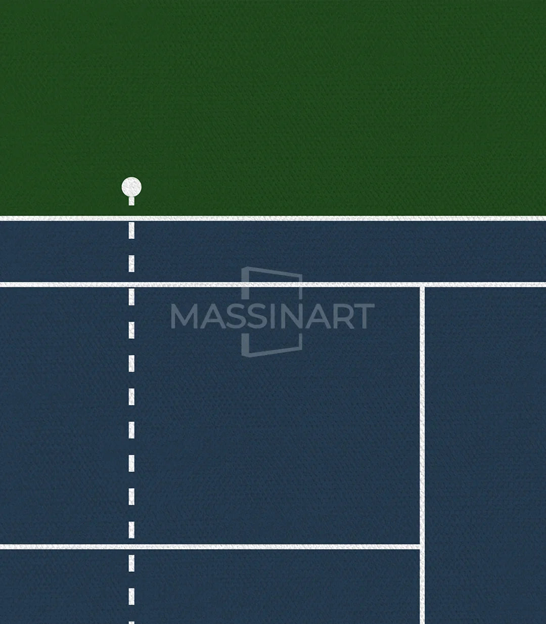 Conjunto de cuadros campos deportivos minimalistas Massinart