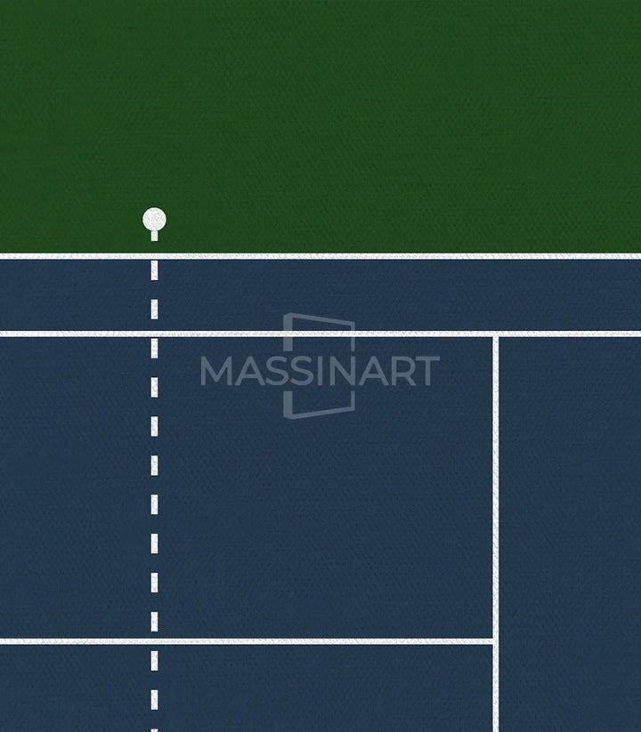 Conjunto de cuadros campos deportivos minimalistas Massinart
