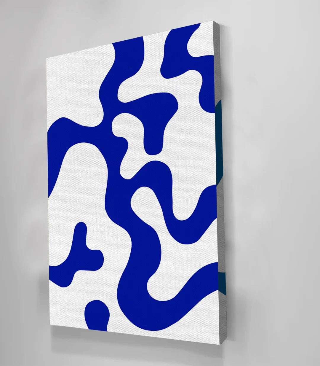 Cuadro con texto 'It's okay to be blue' sobre fondo azul Massinart