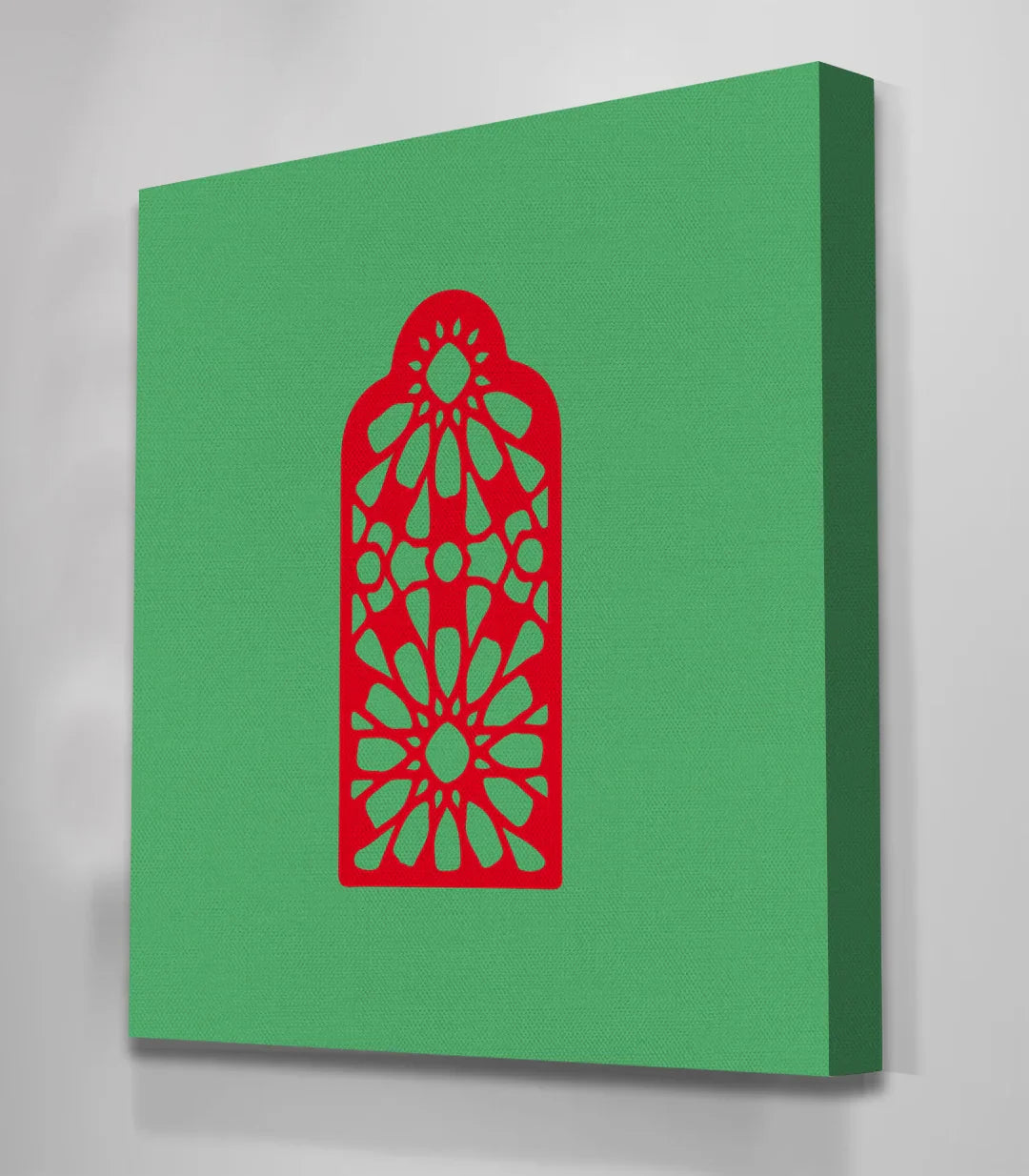 Conjunto de cuadros Moroccan Spirit en salón de estética marroquí, disposición en pared — Massinart