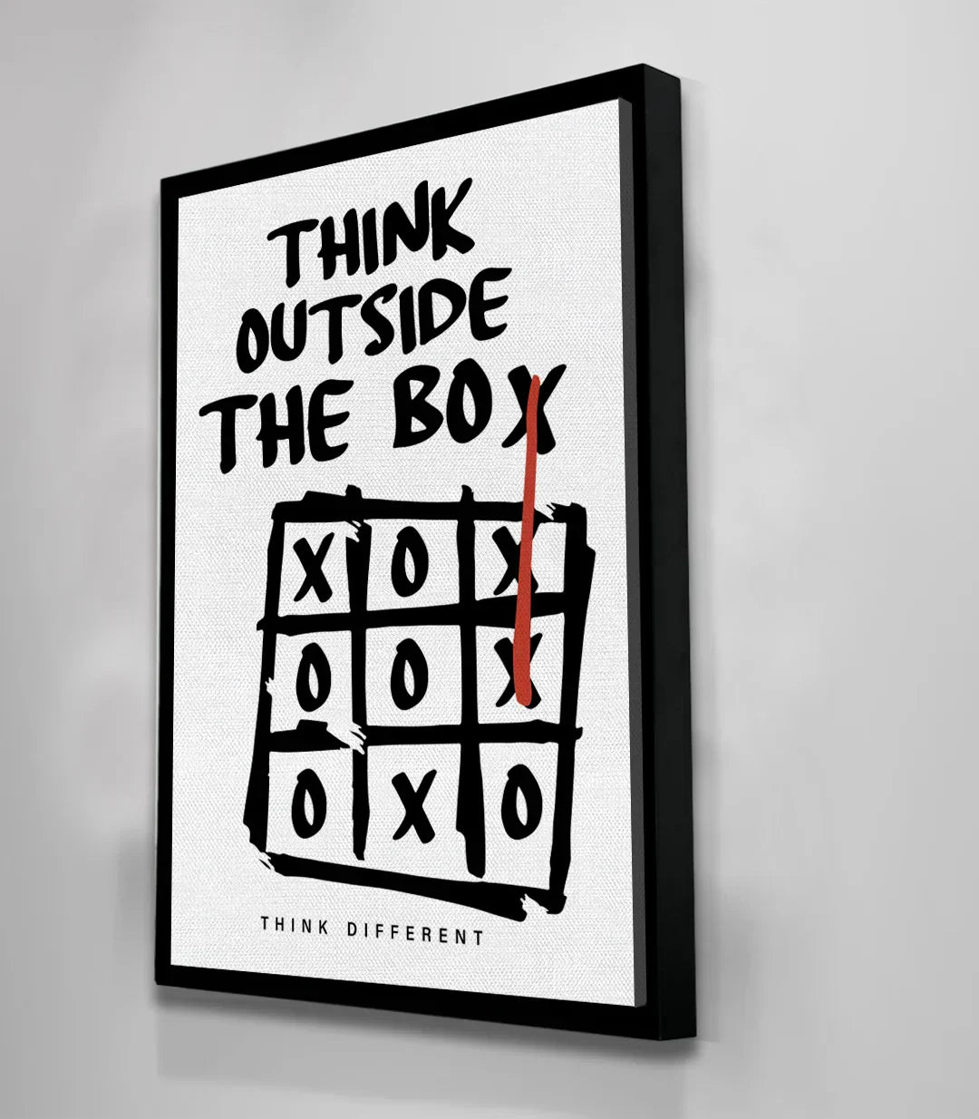 Ambientación pasillo con cuadro inspirador Outside the Box Massinart