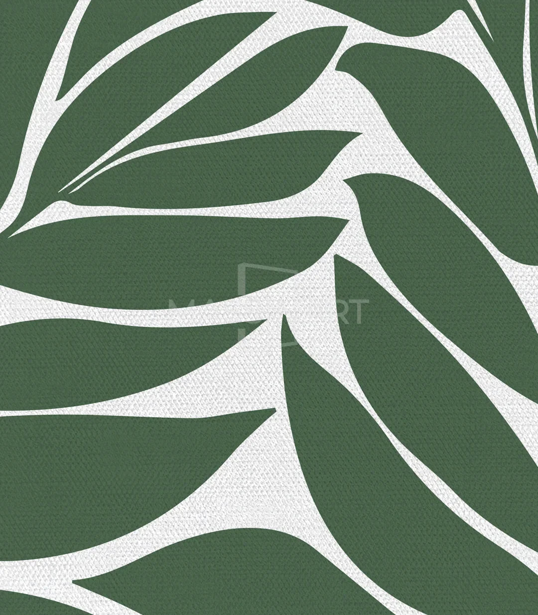 Cuadro motivo hojas abstractas minimalismo botánico - Massinart