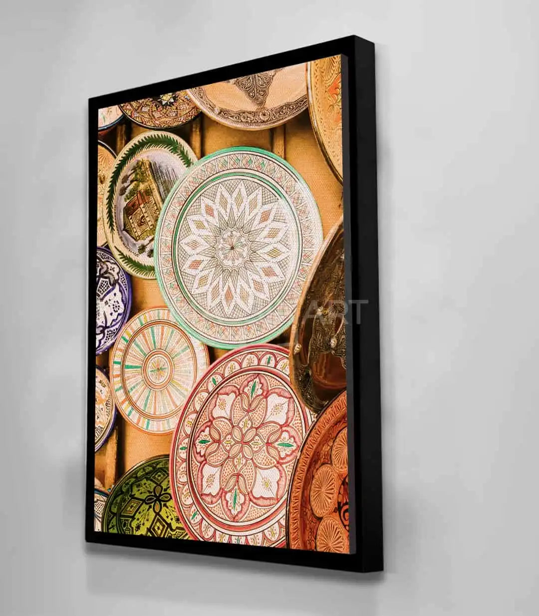 Composición platos marroquíes tradicionales zellige artesanal Massinart