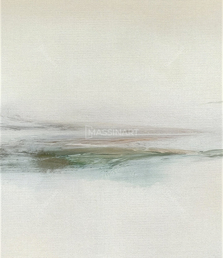 Cuadro Sands of Solace Massinart — tríptico paisaje abstracto, embalaje listo para colgar