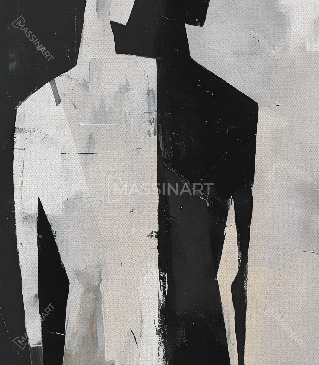 Cuadro Opposite Forces Massinart — embalaje listo para colgar