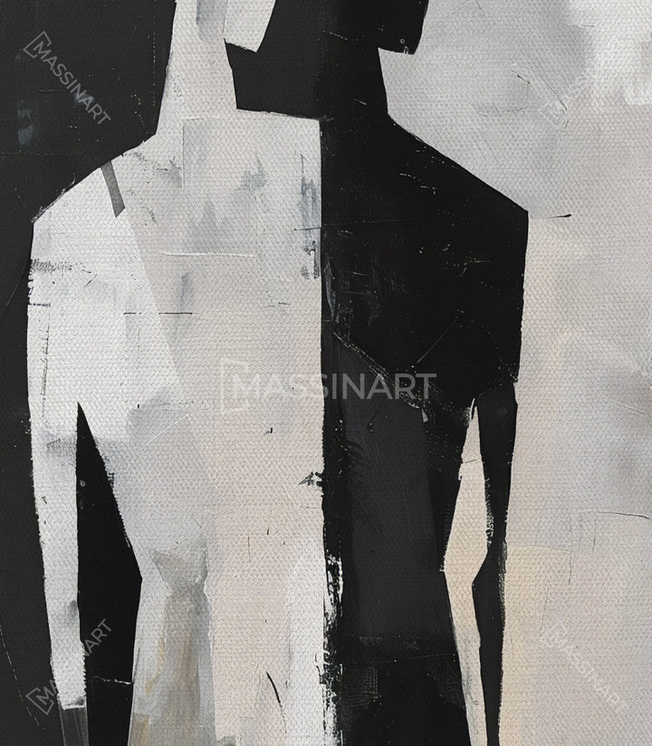 Cuadro Opposite Forces Massinart — embalaje listo para colgar