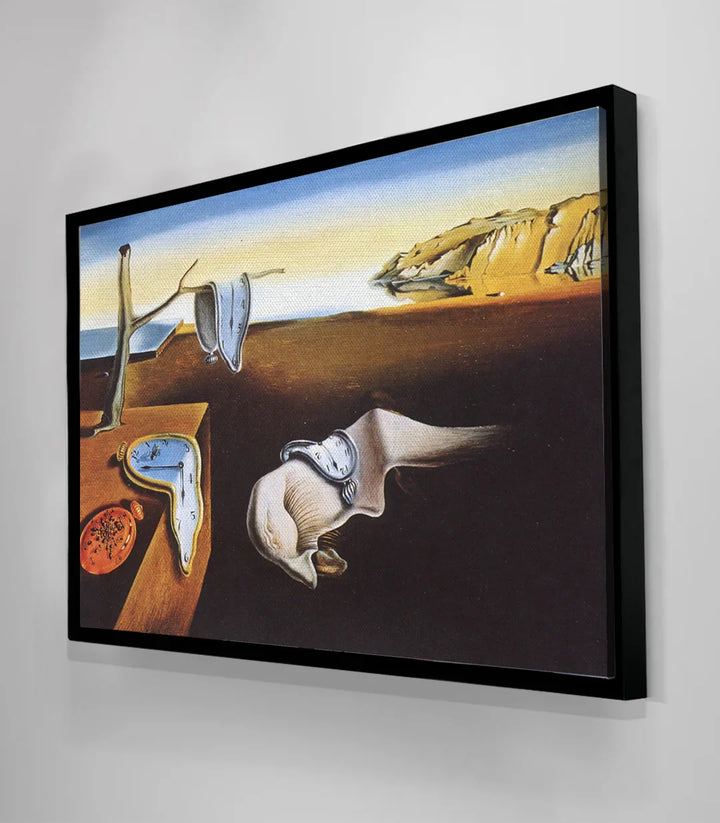 Cuadro surrealista de Dalí en decoración de dormitorio — ambiente contemplativo, Massinart