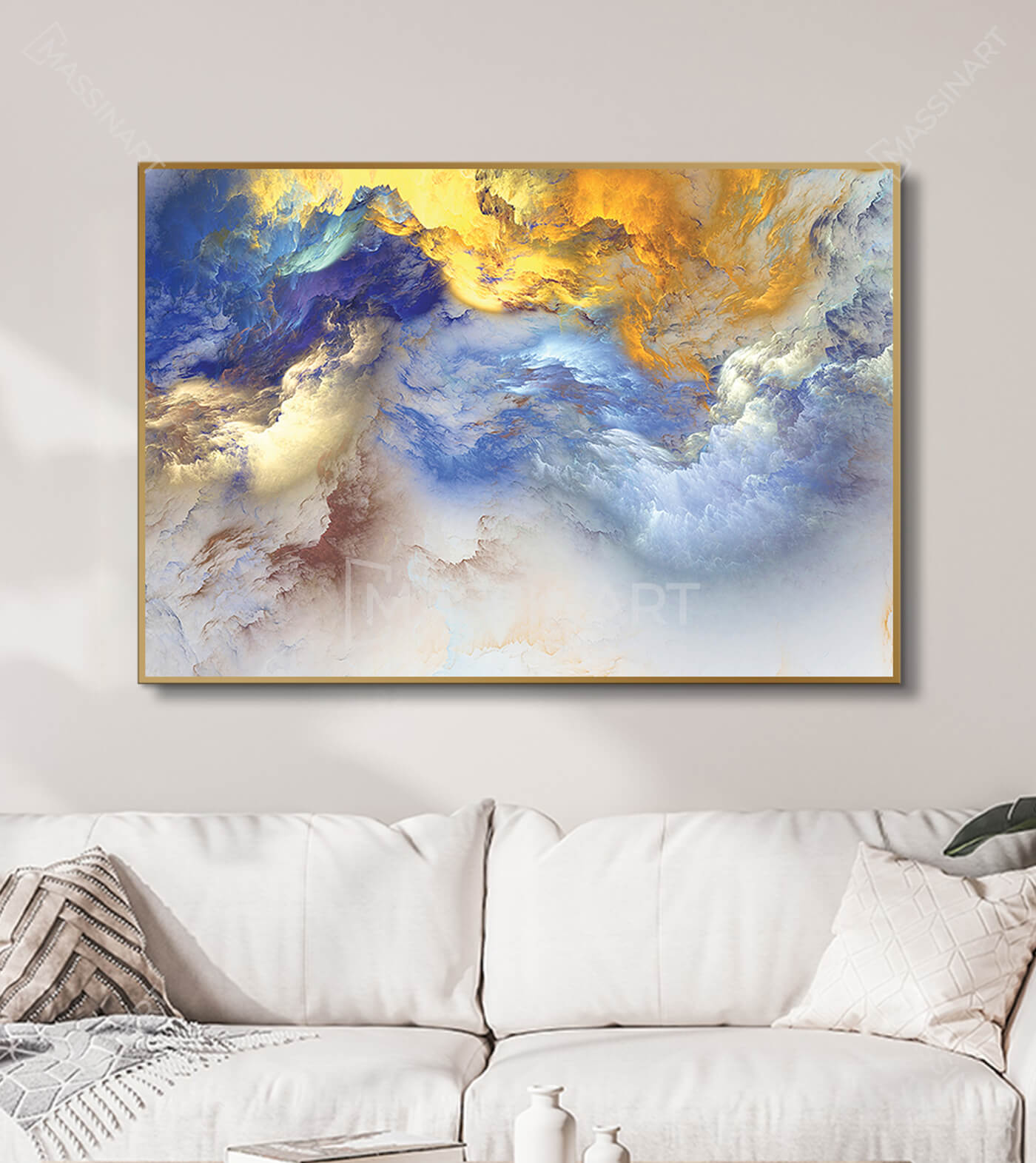 Cuadro Colorful Clouds en decoración interior contemporánea — Massinart