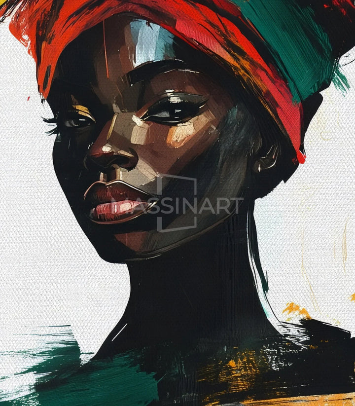 Cuadro Black Royalty Massinart — embalaje y envío listo para colgar