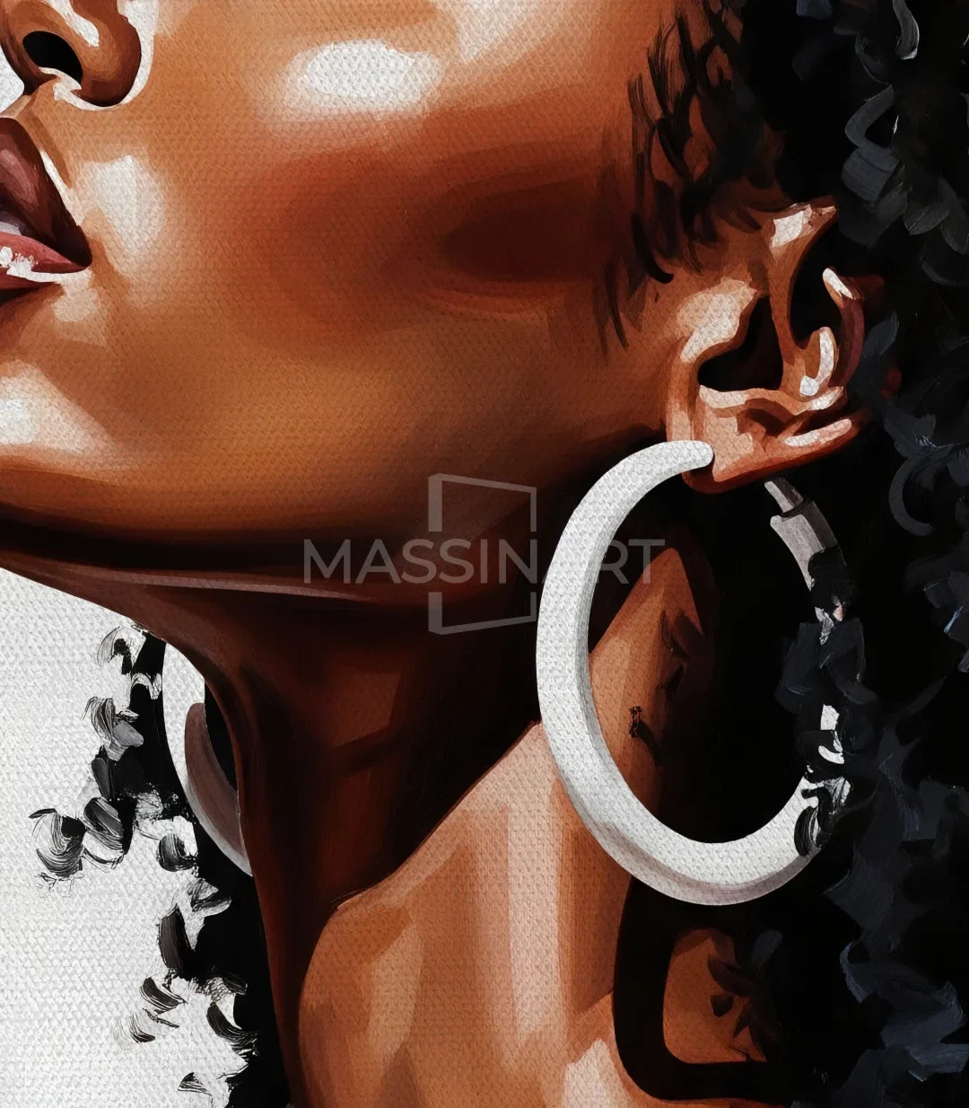 Cuadro Rooted Beauty Massinart embalaje envío listo para colgar