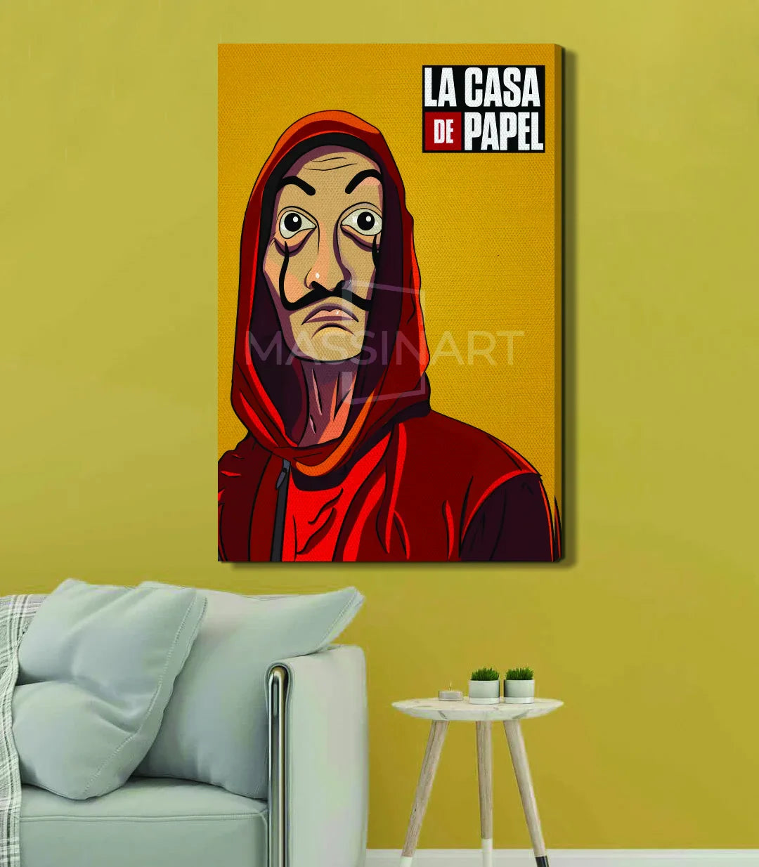 Cuadro La Casa de Papel cartel serie Netflix habitación juvenil Massinart