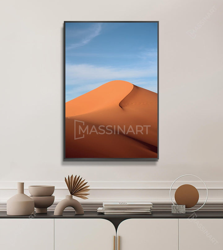 Cuadro Desierto de Marruecos decorando un despacho moderno — Massinart