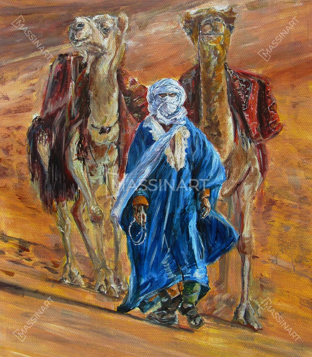 Cuadro Touareg into Desert de Massinart — embalaje de envío listo para colgar