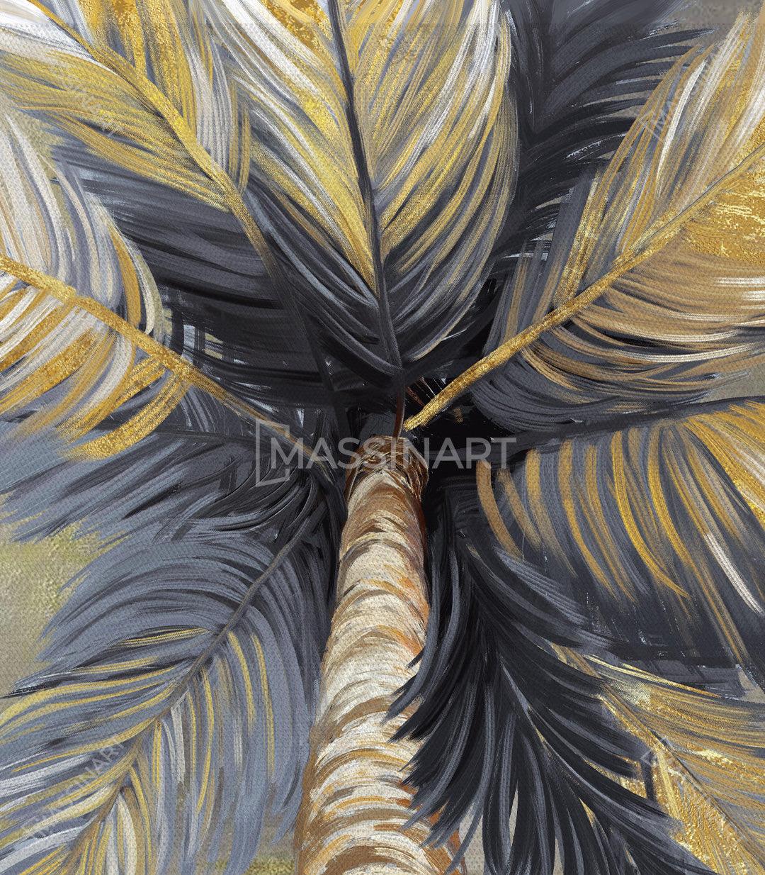 Cuadro Tropical Tree Massinart — embalaje y kit de fijación incluido listo para colgar