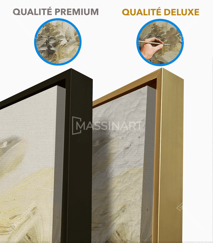 Cuadro Wildflower de Massinart — detalle de arte mural con temática natural delicada