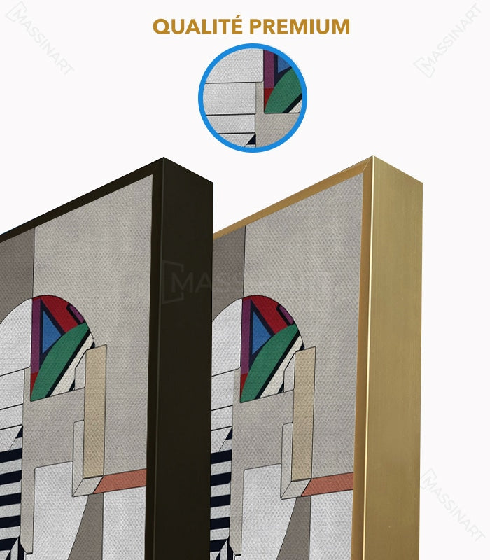 Cuadro Vertex Massinart — embalaje envío listo para colgar